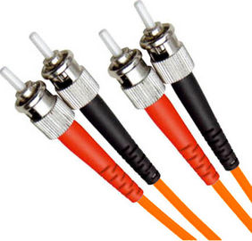 LSZH Orange Fibre Optic Patch Cord High Reliability Optical Patch Cords