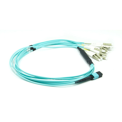 Mutilmode OM3 Breakout 12 Core MPO MTP Patch Cord
