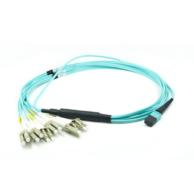 Mutilmode OM3 Breakout 12 Core MPO MTP Patch Cord