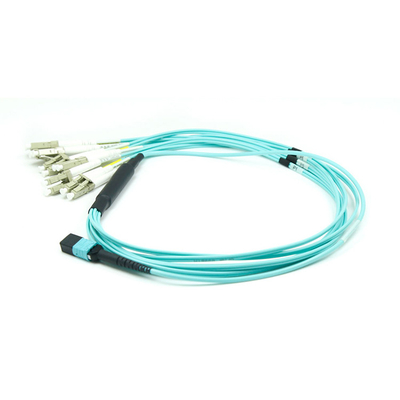 Mutilmode OM3 Breakout 12 Core MPO MTP Patch Cord