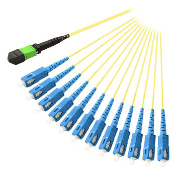 UPC Simplex Single Mode SM Breakout MPO Patch Cord
