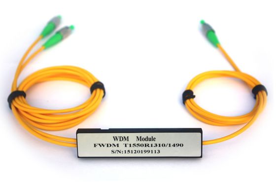 Mini FWDM Device 3 Ports Filter 250um WDM CWDM DWDM