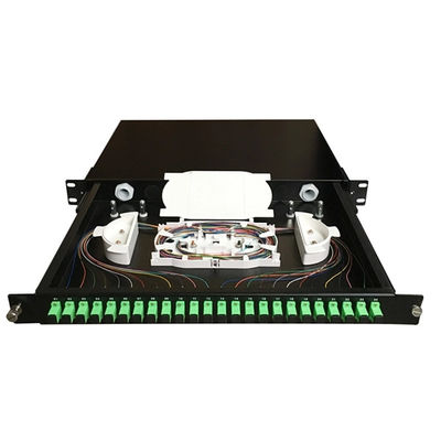 FTTH 96 Port Metal 19 Inch Fiber Optic Terminal Box