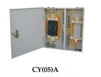 White color ISO SGS Outdoor Compact Fiber Optic Terminal Box 24 Cores With SC / FC Port