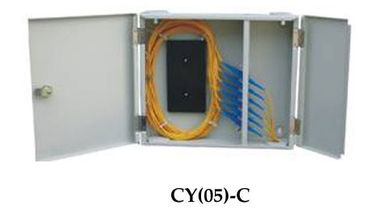 White color ISO SGS Outdoor Compact Fiber Optic Terminal Box 24 Cores With SC / FC Port