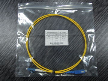 Simplex Single-mode Fiber Optic Patch Cord 1310nm / 1510nm With SC / LC Connector
