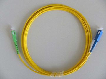 High Reliability Fiber Optic Patch Cord SC / UPC to SC / UPC SX SM 0.9mm LSZH