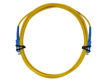 High Reliability Fiber Optic Patch Cord SC / UPC to SC / UPC SX SM 0.9mm LSZH