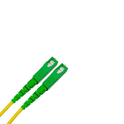 Simplex 2.0mm LSZH Fiber Optic Patch Cord SC / APC Connector to SC / APC SM
