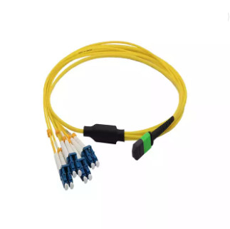 สาย MTP MPO คุณภาพสูง MPO / MTP-LC สายแพทช์ไฟเบอร์ออปติก