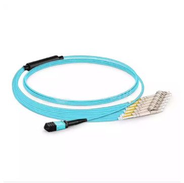 ตัวเชื่อมต่อ Ftth ที่รวดเร็ว MPO UPC TO LC สายแพทช์ไฟเบอร์ออปติก