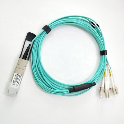 สาย QSFP+ AOC สายไฟฟ้าออนไลน์ที่ทํางาน