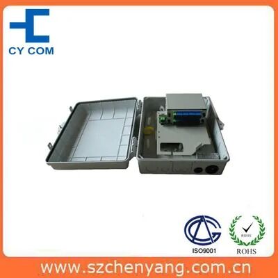 คุณภาพ กล่องกระจายไฟเบอร์ออปติกพลาสติก (16 พอร์ต) โรงงาน