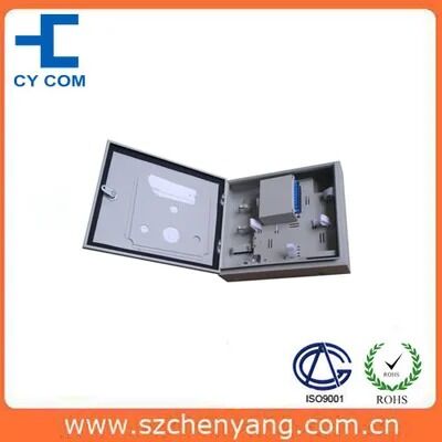 คุณภาพ กล่องกระจายไฟเบอร์ออปติกแบบแยกสัญญาณ 16 พอร์ตสำหรับติดตั้งบนพื้น โรงงาน